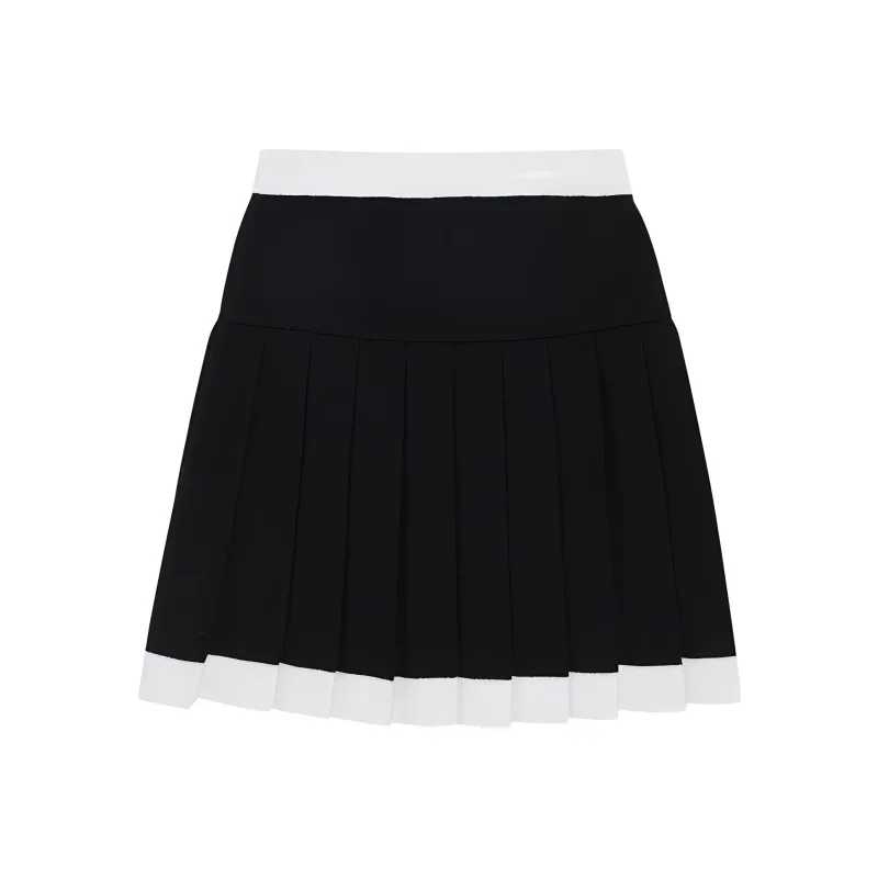 LI NING 1990 LI NING 1990 SS23 Casual Short Skirts Women's Black-1