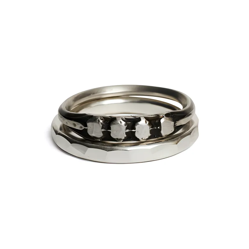 Werkstatt Munchen Facettes Combination Ring-0
