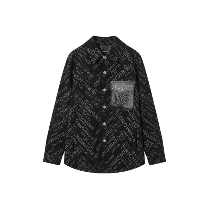JOHN RICHMOND FW24 Shirt Men's Black-0