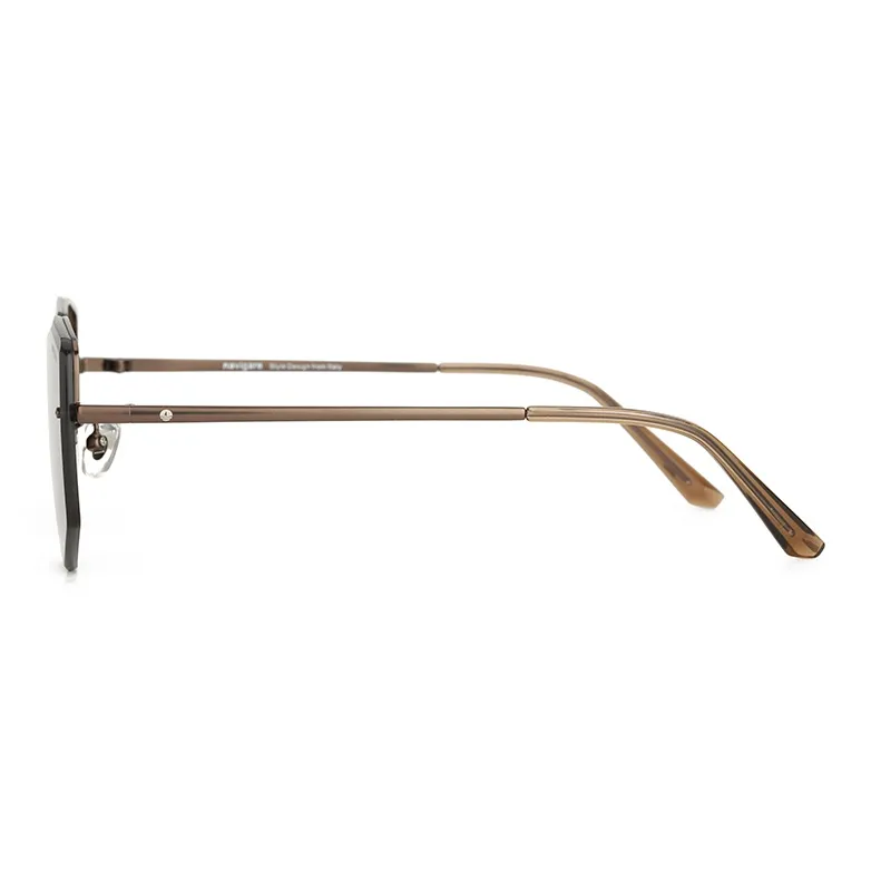 NAVIGARE Plate Irregular Shape Sunglasses Unisex-8