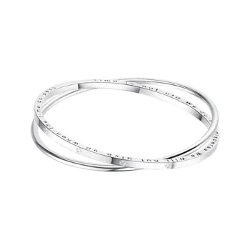 CHAOHONGJI 999 Fine Silver Bangles Women's