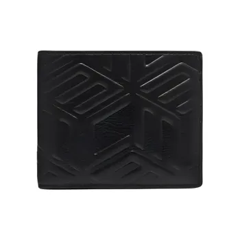 MCM Leather Wallet Unisex Black