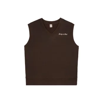 SPORTY & RICH Syracuse Embroidered Cotton Vest