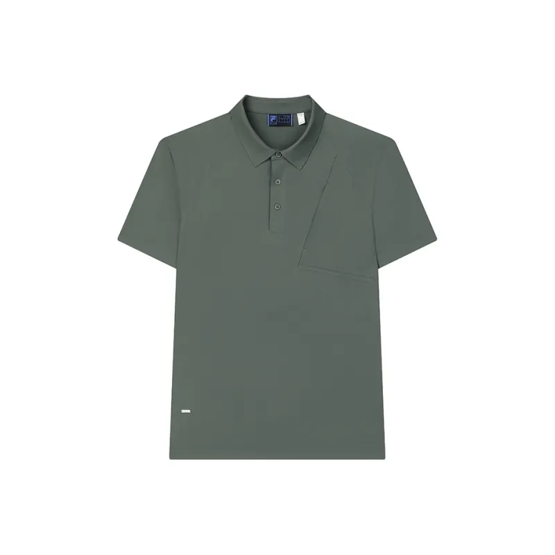 FILA Polo Shirt Men's Turquoise Snake Green-0
