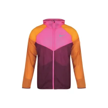 Nike Jackets Men Bordeaux Burgundy/Laser Fuchsia/Cinder Orange