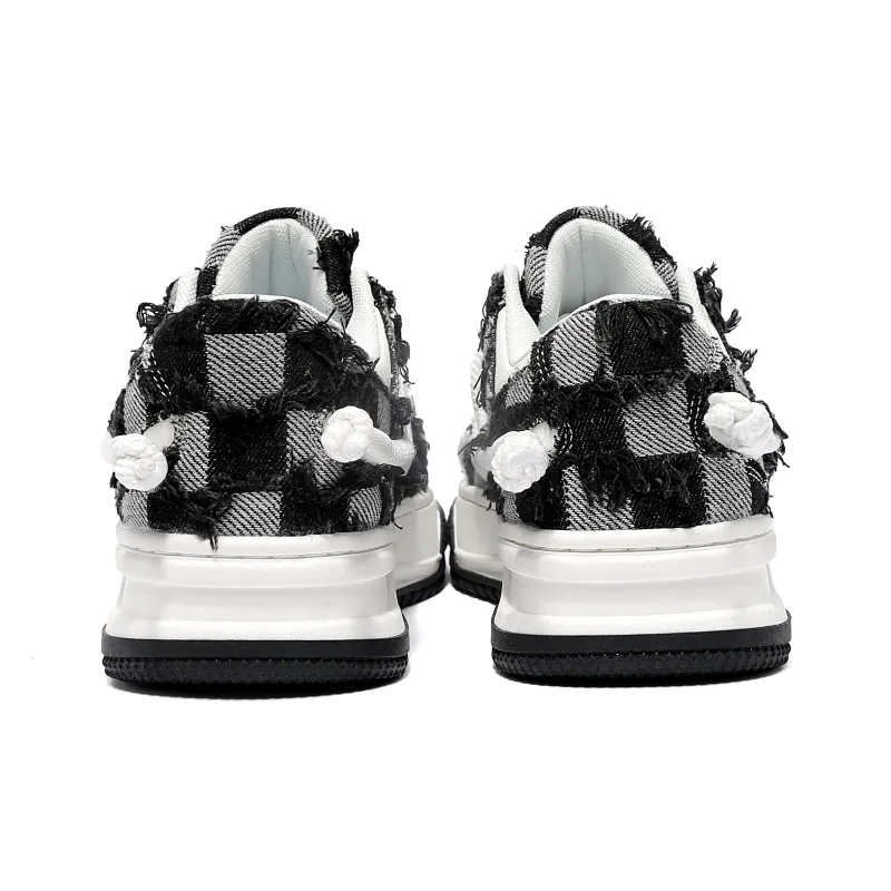 JEANSWEST Creative Workshop Slip Resistant, Abrasion Resistant, Breathable Low Top Skateboard Shoes Unisex-4
