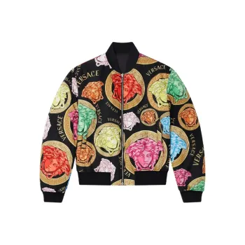 VERSACE Jackets Men Black