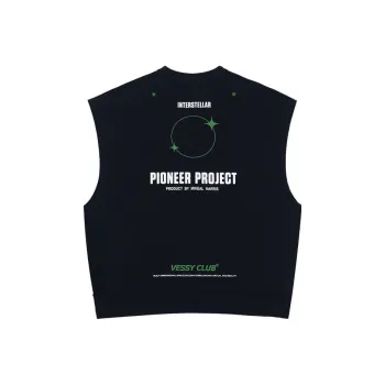 VESSY CLUB Pullover Crew Neck Sleeveless Tank Top Men's
