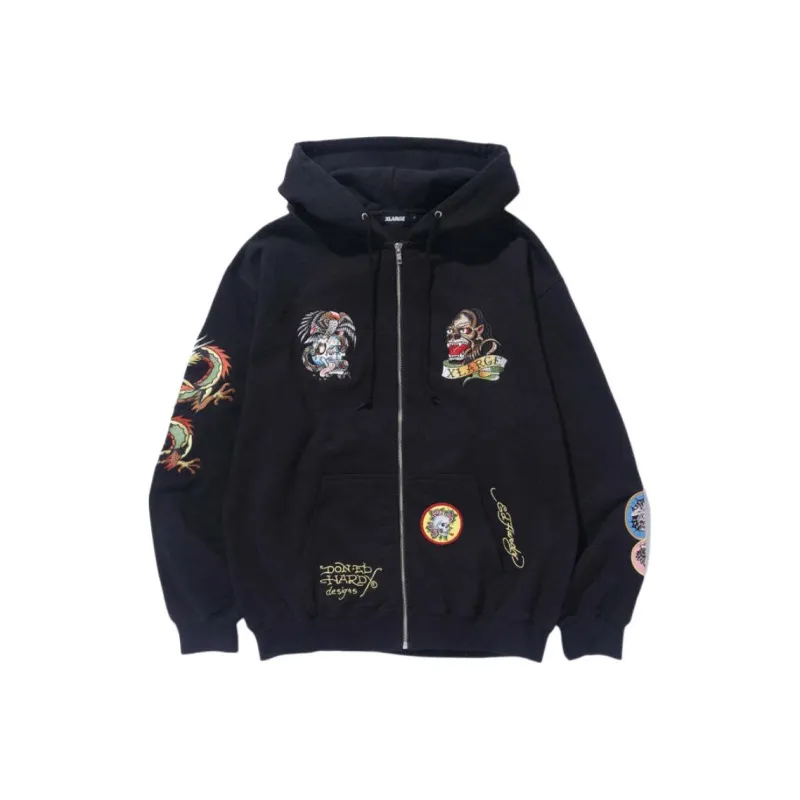 Ed Hardy X XLARGE Sweatshirts Unisex-4