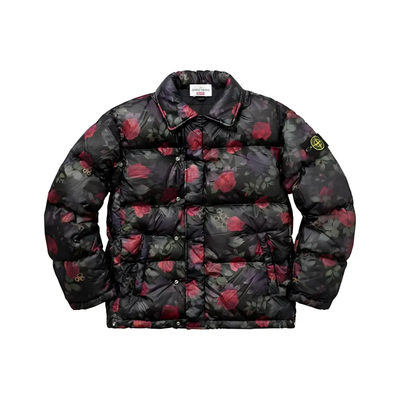 Supreme Stone Island Lamy Cover Stampato Puffy Jacket-2
