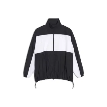 Balenciaga Jackets Coats Regular Fit Men's Black White