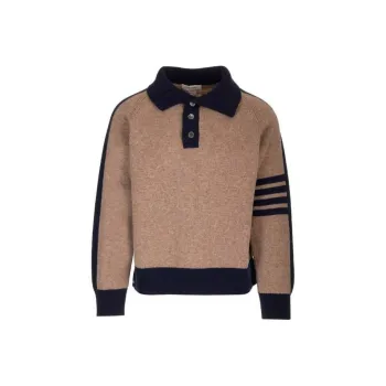THOM BROWNE THOM BROWNE FW23 Early Autumn Collection Sweaters Men Brown