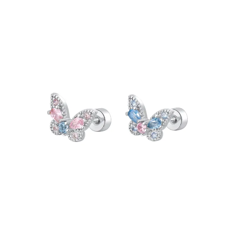 Lady Go Titanium Steel Stud Earrings Women's-9