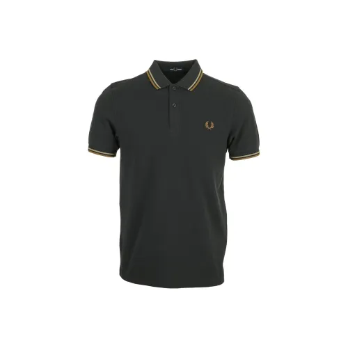 FRED PERRY Polo Shirt Men's Anchor Gray