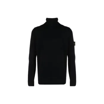 STONE ISLAND Compass Patch Turtleneck Jumper