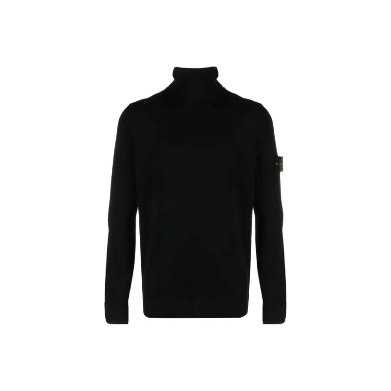 STONE ISLAND Compass Patch Turtleneck Jumper-0