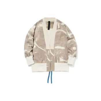 LiNing x CHENGLONG LIANMINGKUAN Jacket Men's Yellow Gray All Over Print