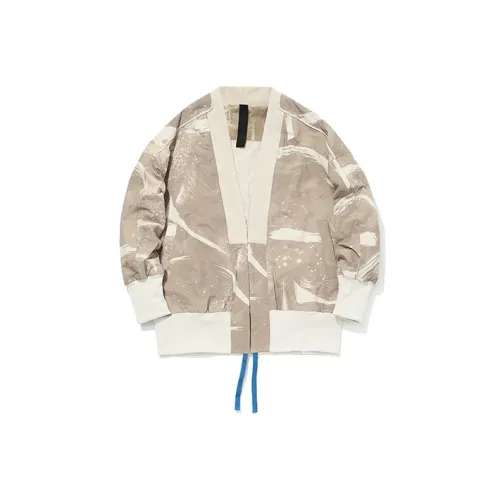 LiNing x CHENGLONG LIANMINGKUAN Jacket Men's Yellow Gray All Over Print