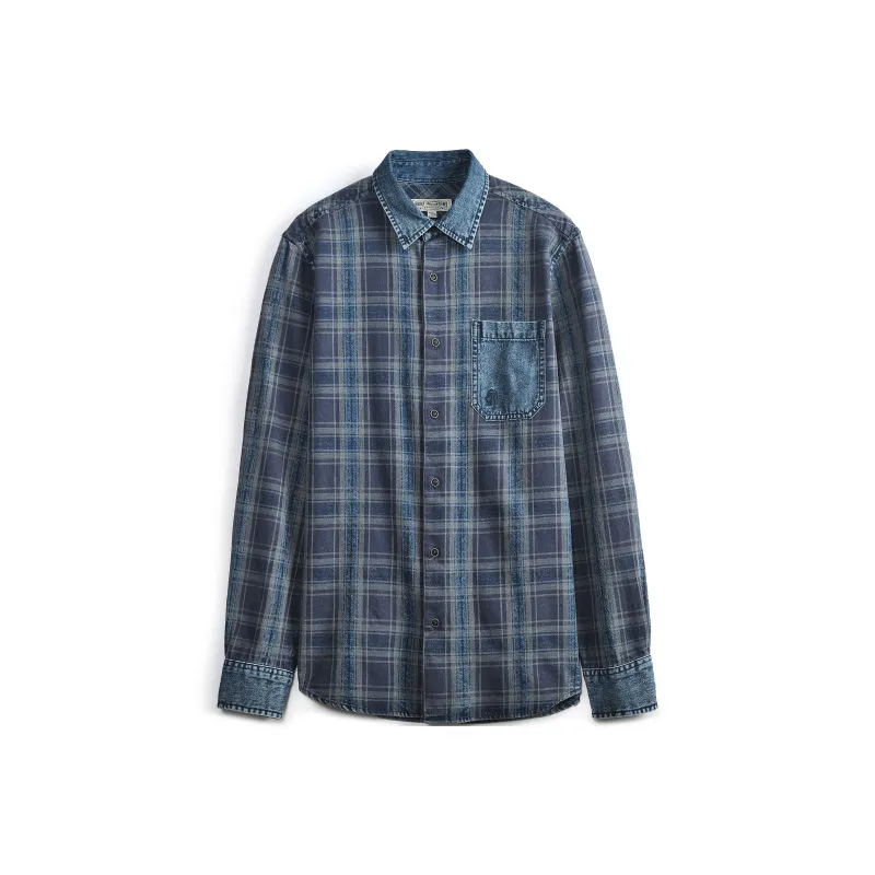 MCS Shirts Men Gray Blue-0