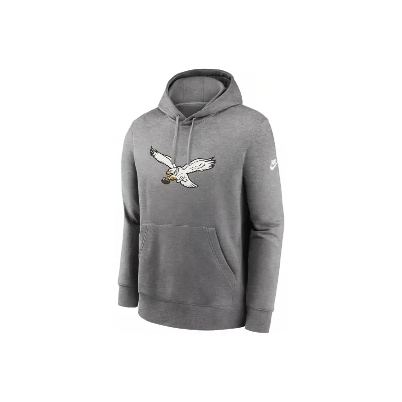Nike Philadelphia Eagles Rewind Club Logo Men's Nike Nfl Pullover Hoodie-0