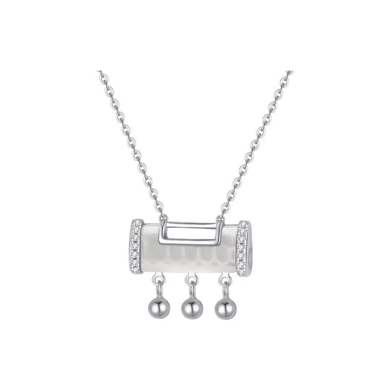 Emerald Chalcedony Jade Necklaces Women's-4