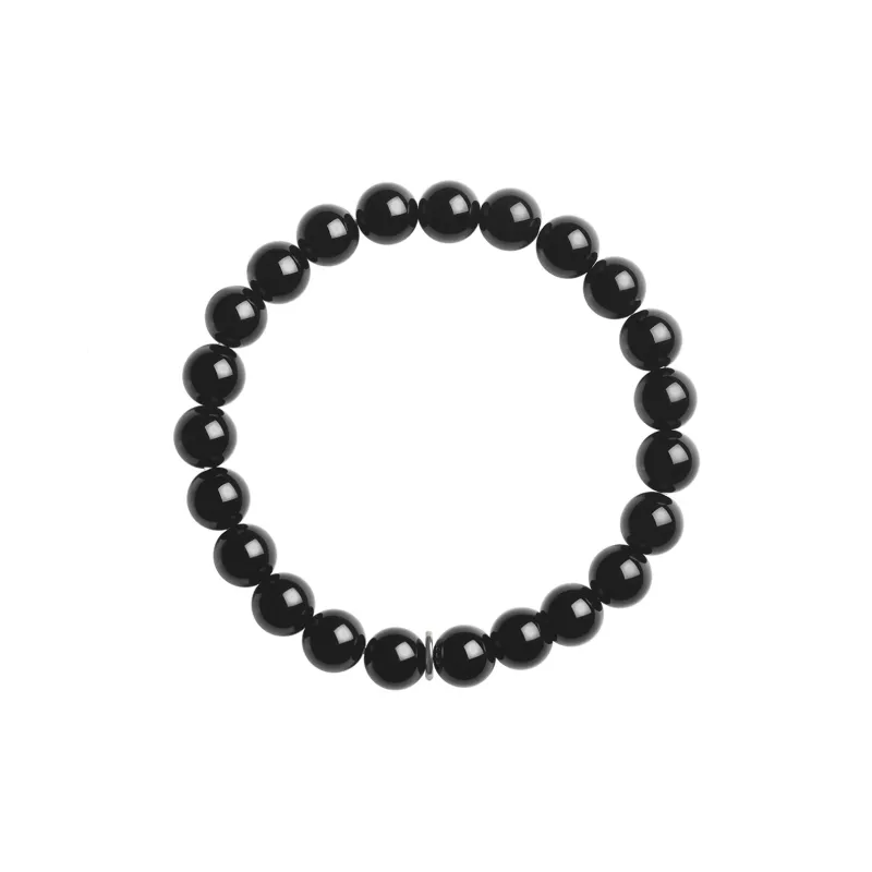 Stone Notes Obsidian Jade Bracelets Unisex-0