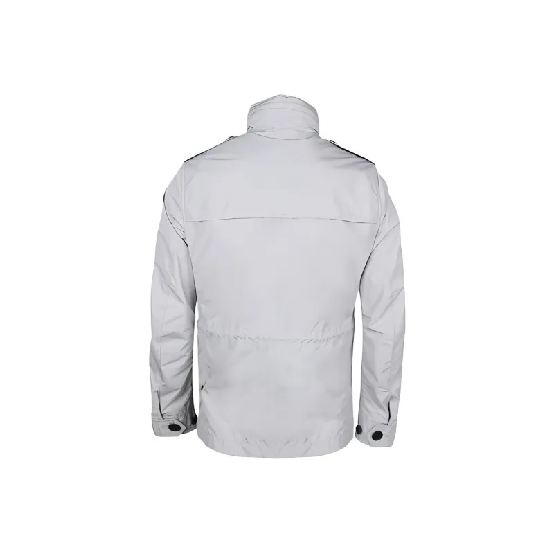 Burberry Jackets Coats Men's Silver Gray-1
