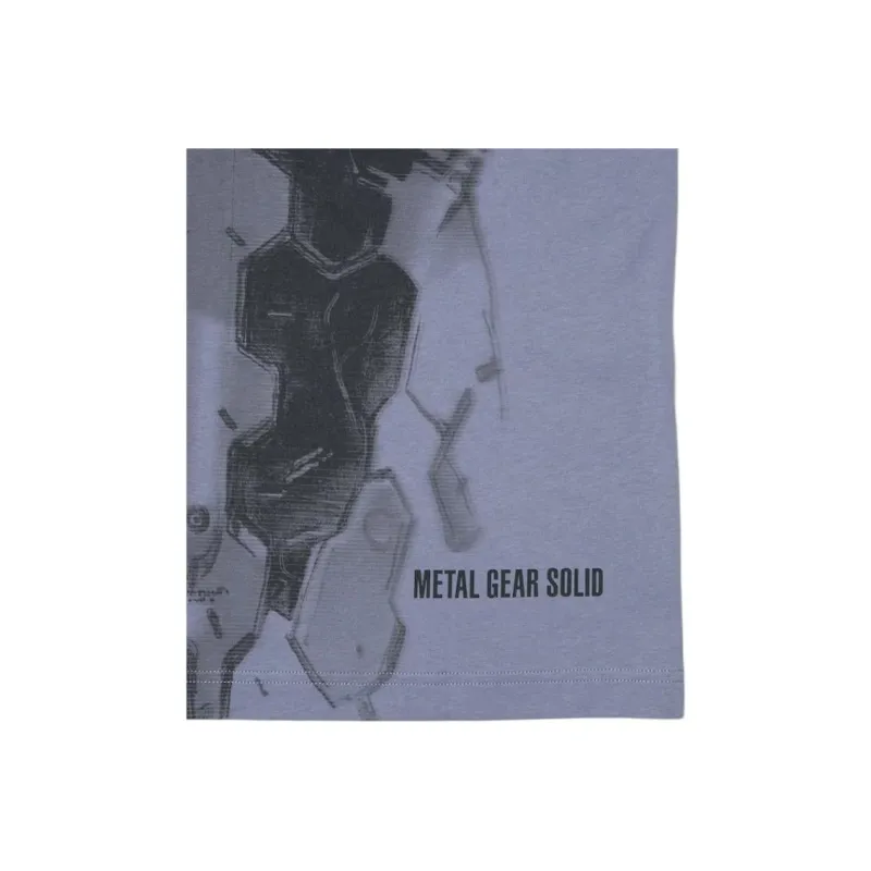 UNIQLO x Metal Gear UNIQLO X Metal Gear Co brand T Shirt Unisex Gray-2