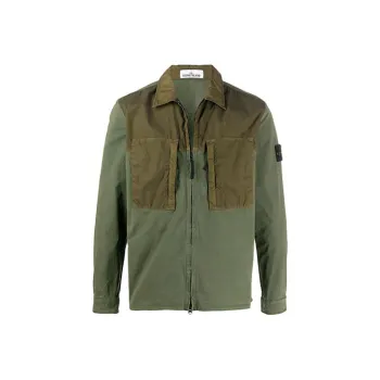STONE ISLAND Jackets Coats Men's Army Green