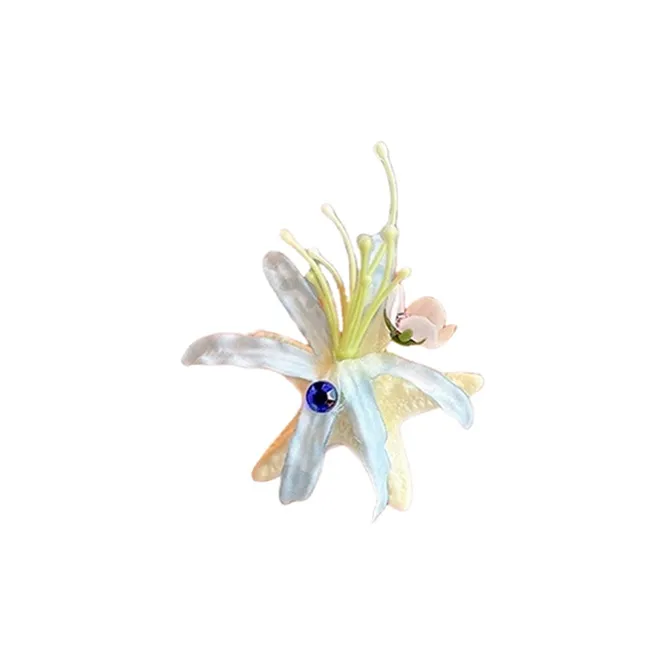 Water Jade Alloy Hair Clips Women's-0