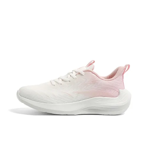 HUANQIU Running Shoes Women's Low Top White Pink