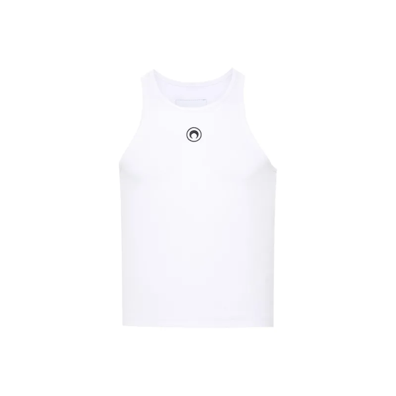 Marine Serre SS24 Tank Tops Men's White-0