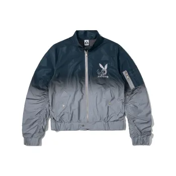 AMONSTER Loose Fit Thin Jacket Unisex Gradient Navy Blue