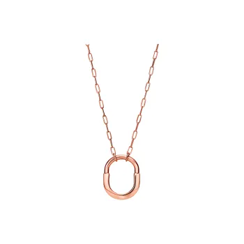 TIFFANY & CO. 18K Rose Gold Necklaces Women's Rose Gold