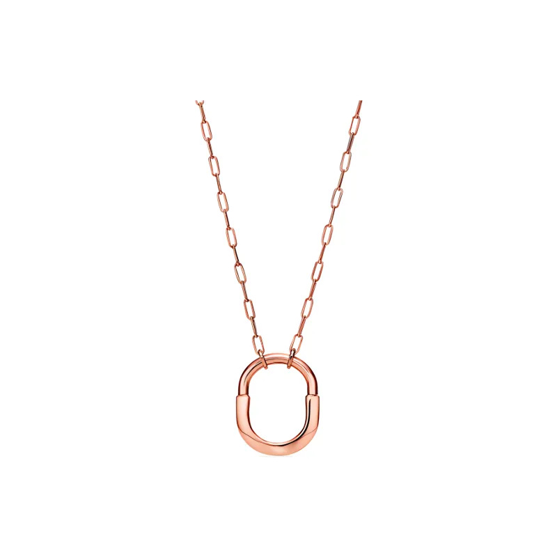 TIFFANY & CO. 18K Rose Gold Necklaces Women's Rose Gold-0