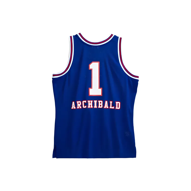 Mitchell Ness Basketball Jerseys Unisex Blue-1
