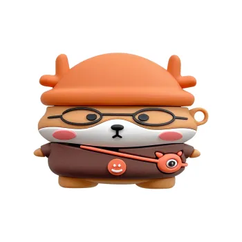 CHRROTA Compatibility With, Besi WM01 Silicone Cartoon Shiba Inu Soft Case Headphone Protective Cover Headphone Cases