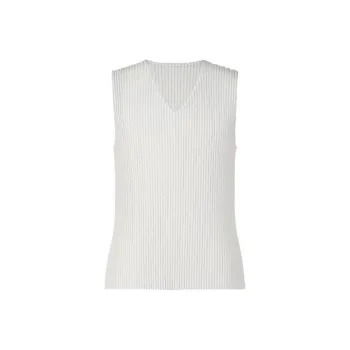 ISSEY MIYAKE Tank Tops Men Light Gray