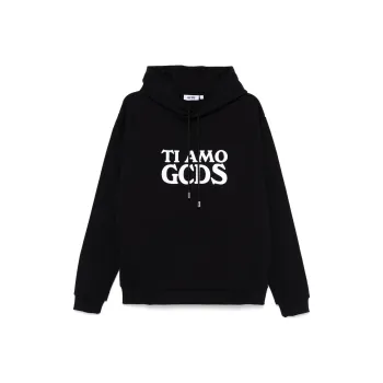 GCDS Logo Printed Drawstring Hoodie