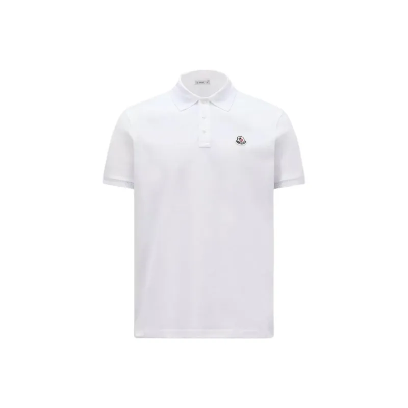Moncler Logo Patch Short Sleeved Polo Shirt-0