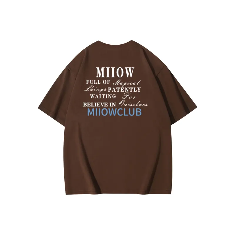 MIIOW Trendy Party Collection Cooling Summer Collection T Shirt Unisex-12