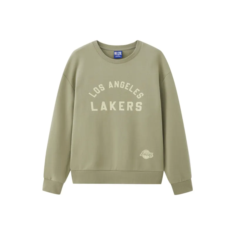 NBA Sweatshirt Unisex Gray Green-0