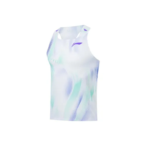 LiNing Tank Tops Men's Standard White