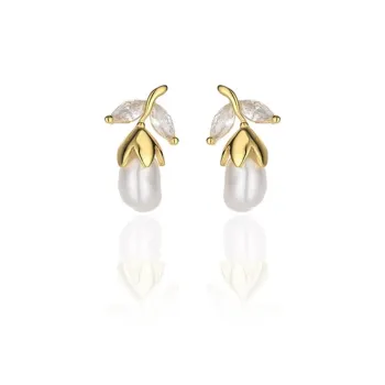 Beth Jewelry Pearl Stud Earrings Women's