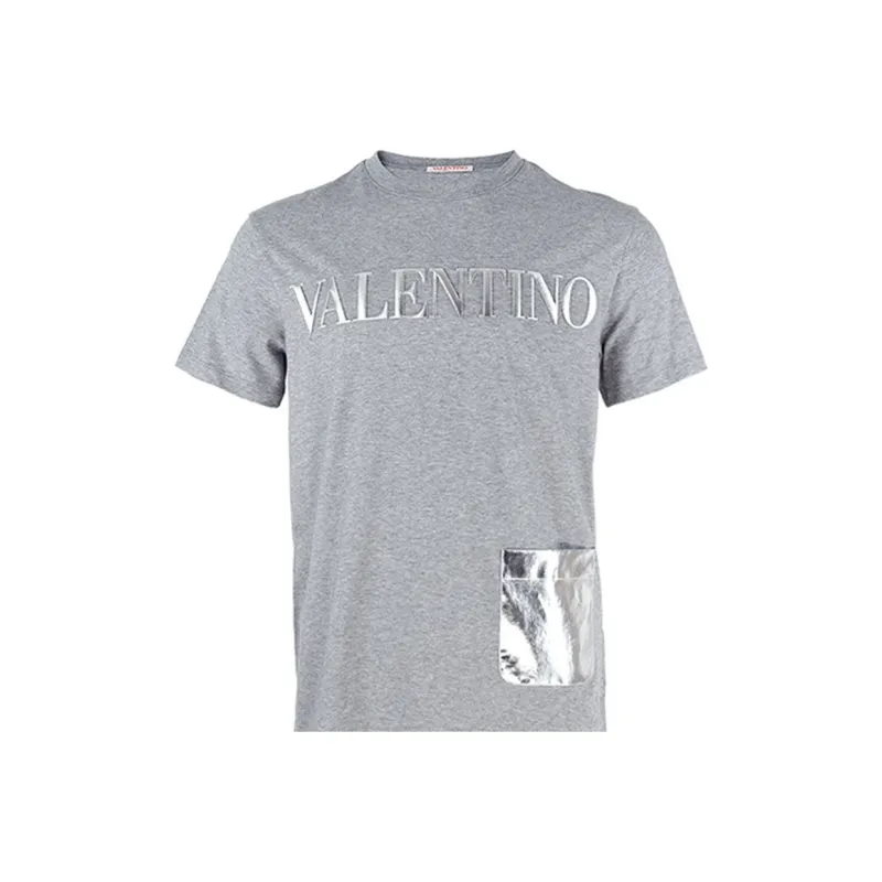 Valentino T Shirts Men Gray-4