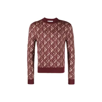 Marine Serre Moon Diamant Jacquard Crewneck Jumper