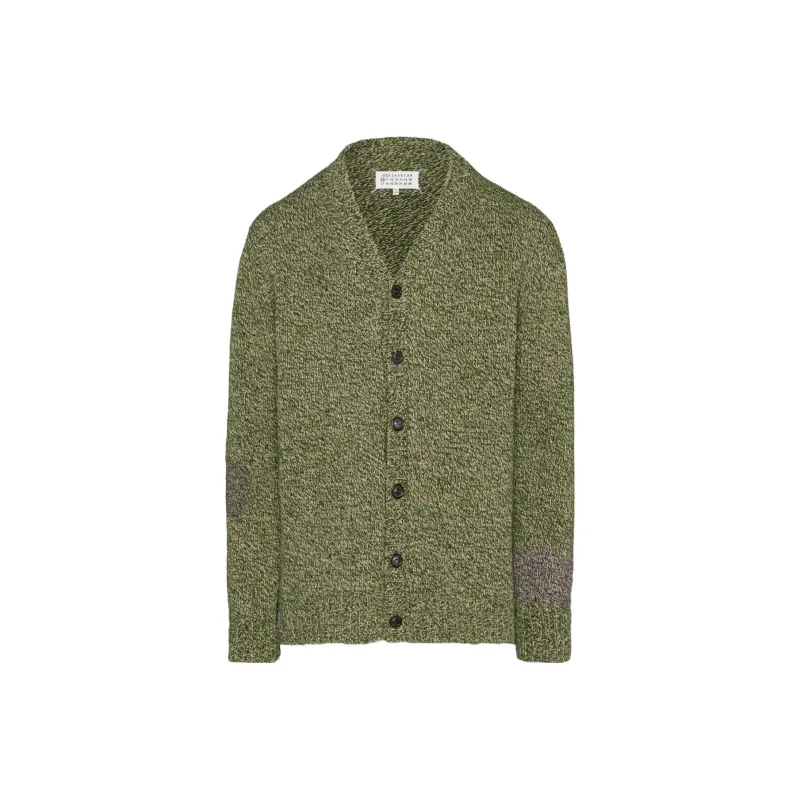Maison Margiela Mélange effect Wool Cardigan-0