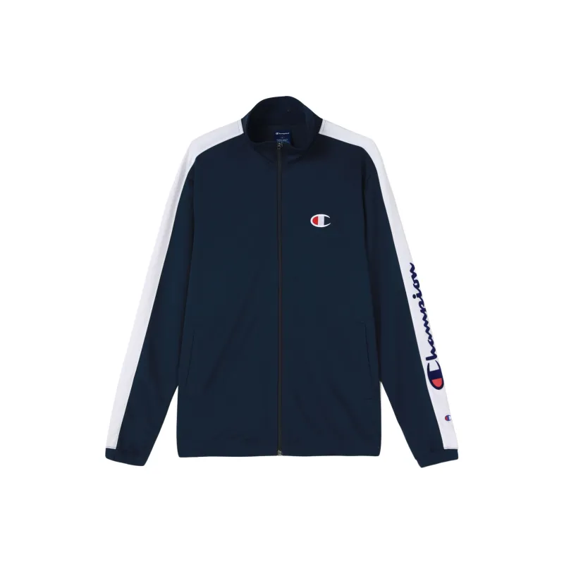 Champion Jacket Japan Version Unisex Navy Blue-0