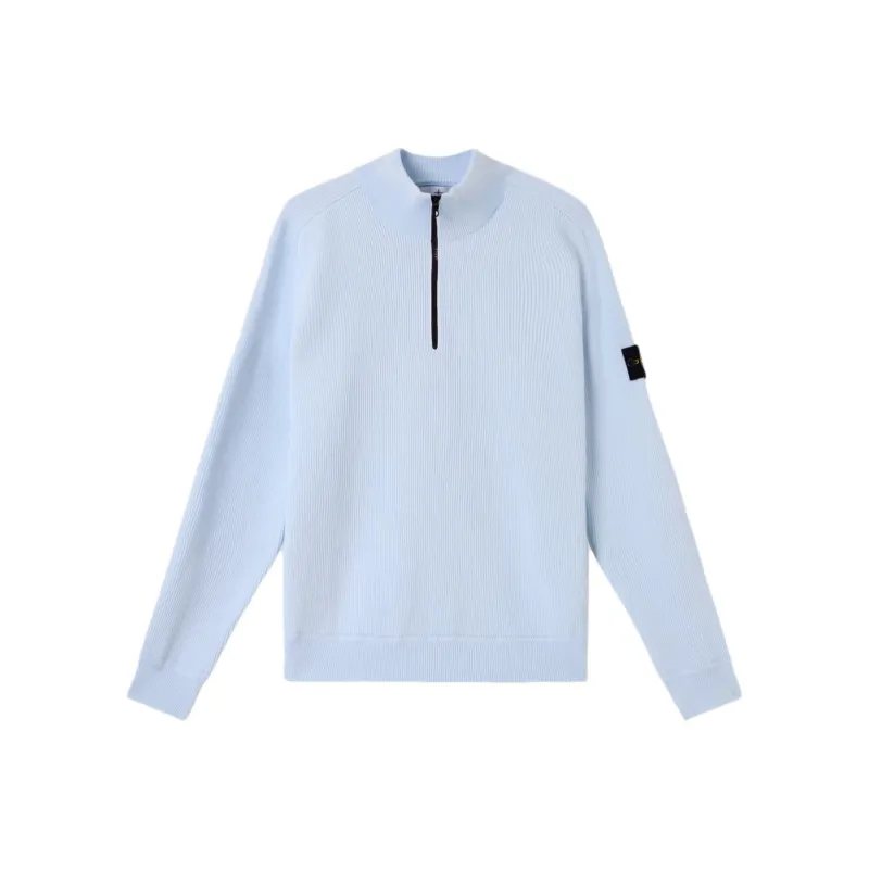 STONE ISLAND SS25 Polo Shirt Men's Sky Blue-0