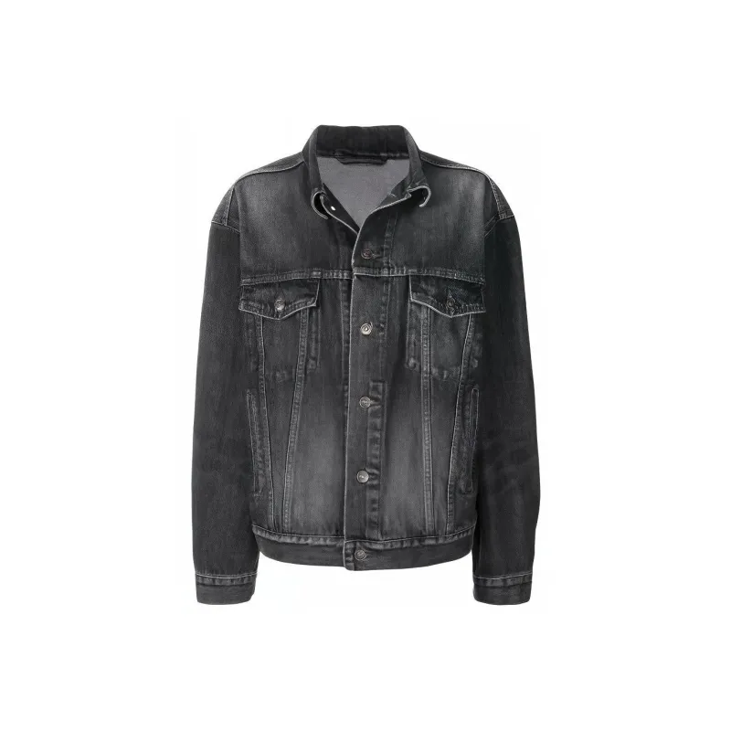 Balenciaga Jackets Unisex Gray Black-0